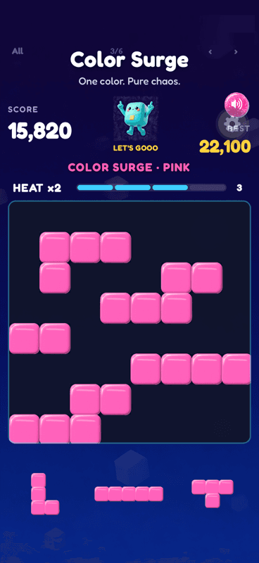 Bloq Color Surge mode